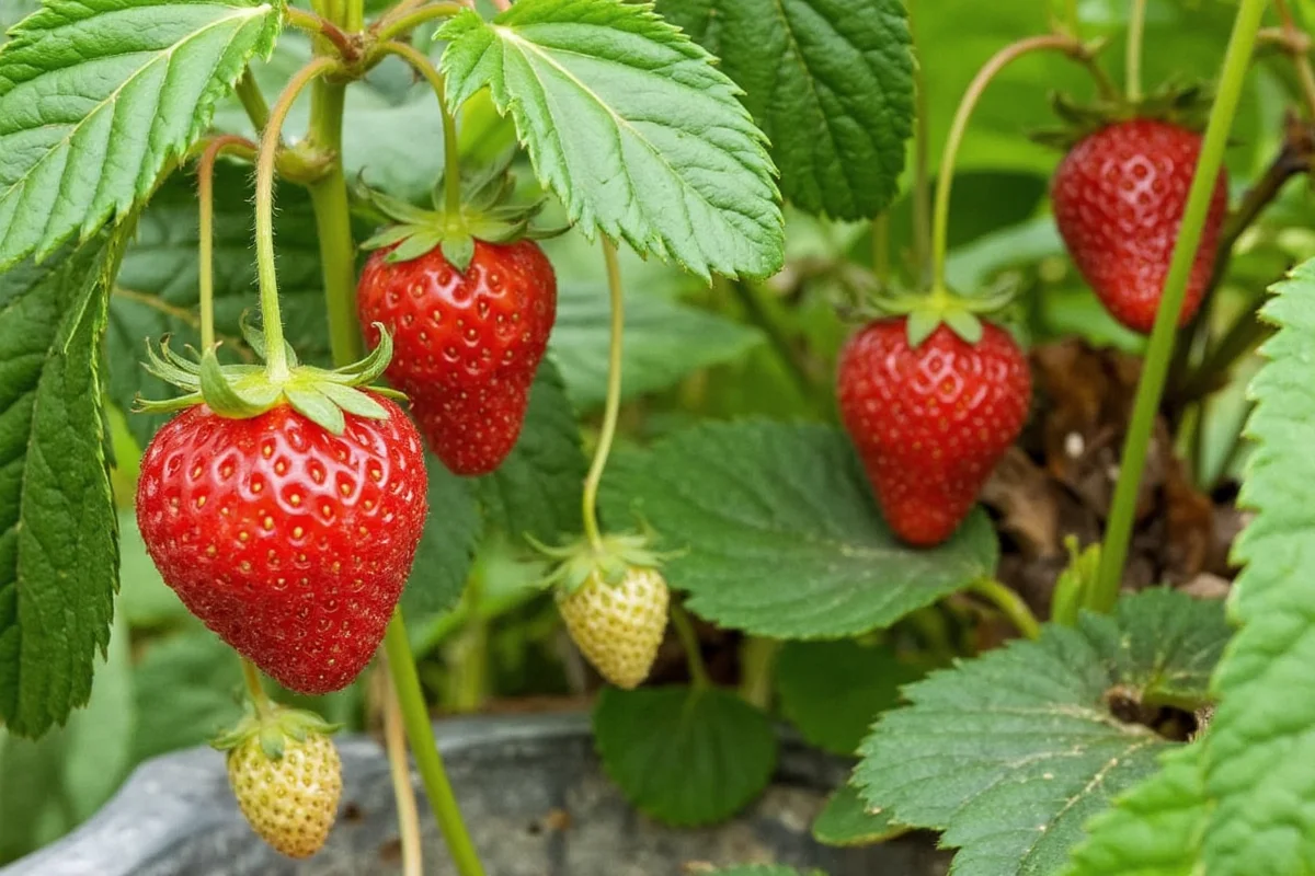 how big do strawberry plants get