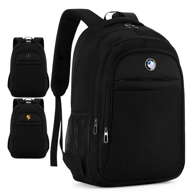 

21 Inches Waterproof Bag Pack Business Laptop Backpack Schoolbags Branded, Black