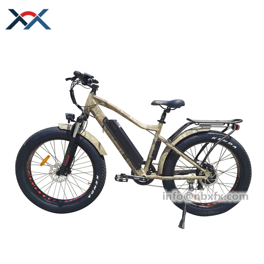 

2021 Camouflage 48V 750-1000W Electric Bicycle 26 Inch Fat Tire Ebike Big Power Electric Hunting bike