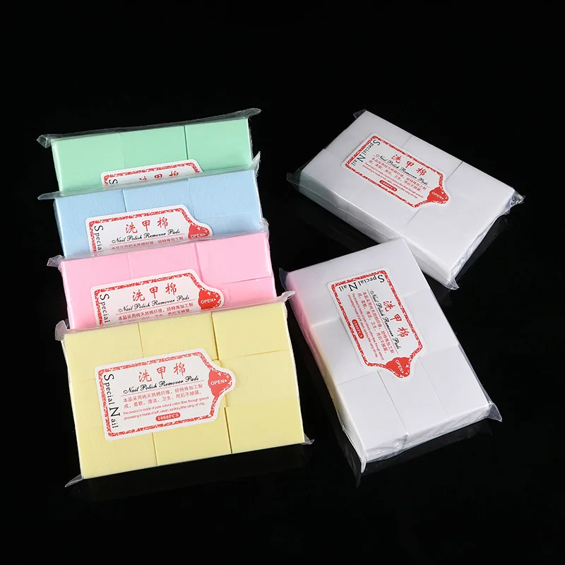 

Custom Logo 540 Pcs Thicker Large Lint Free Nail Wipes Nail Art Gel Polish Remover Cotton Pads Nail Wipe