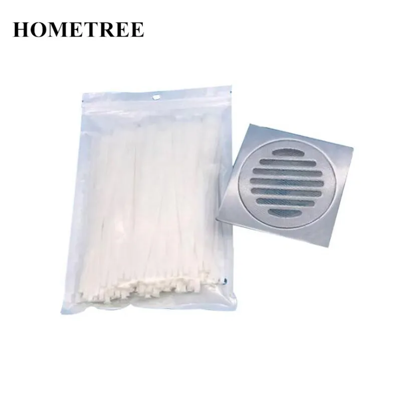 

100pcs/set Shower Drain Hair Catcher Stopper Clog Sink Strainer Disposable Sewer Drain Filter Bathroom Accessories