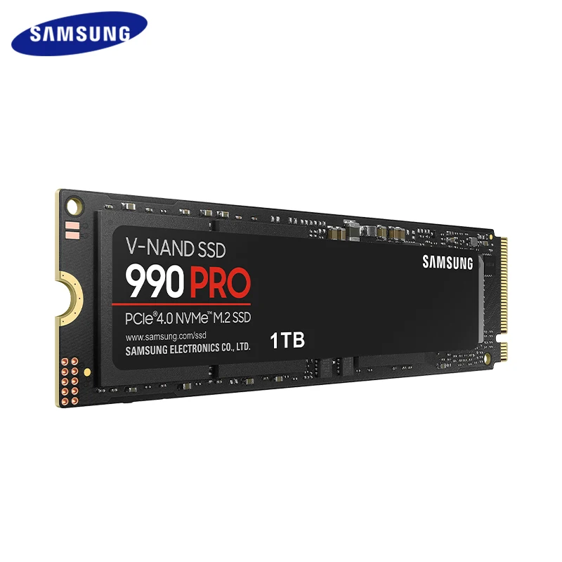 

Original SAMSUNG 990 PRO SSD 1TB NVMe M.2 2280 PCIe 4.0 Hard Drive NVMe Solid State Drive For Laptop/PC/Game Console