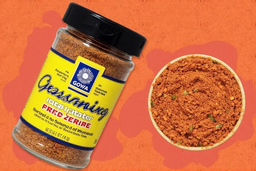 Homemade Sazon Seasoning in Glass Jar