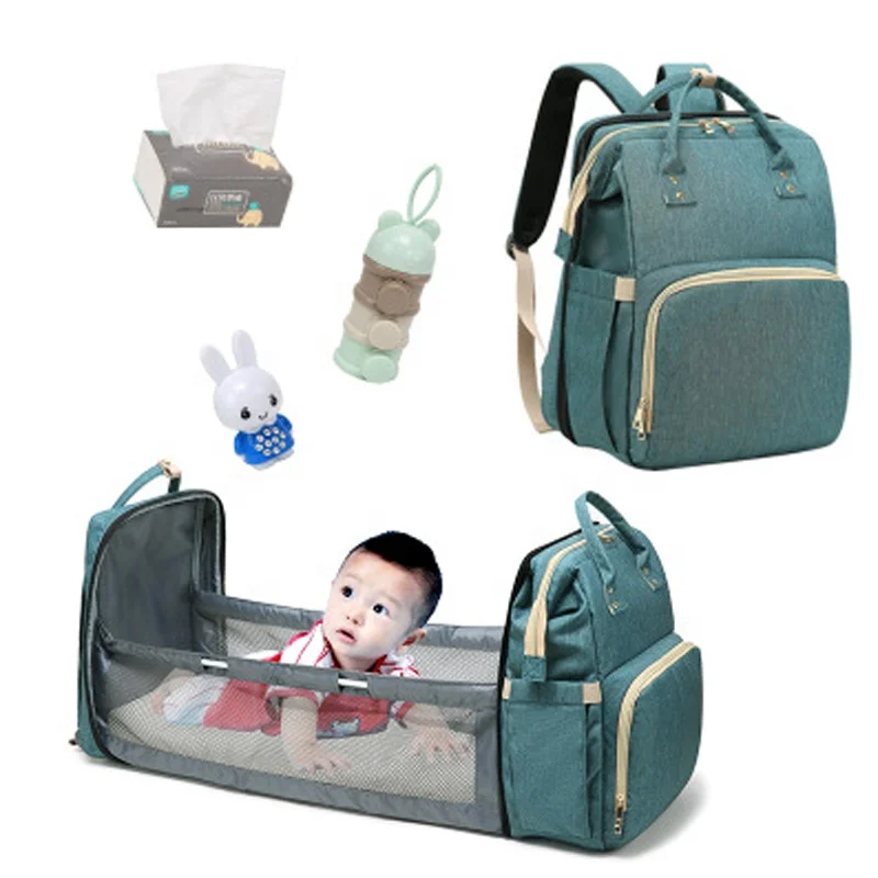 

Diaper Bag Moms and Dads Backpack Multifunctional Baby Bed Bags Maternity Nursing Handbag Stroller Bag Drop Ship, Customized colors