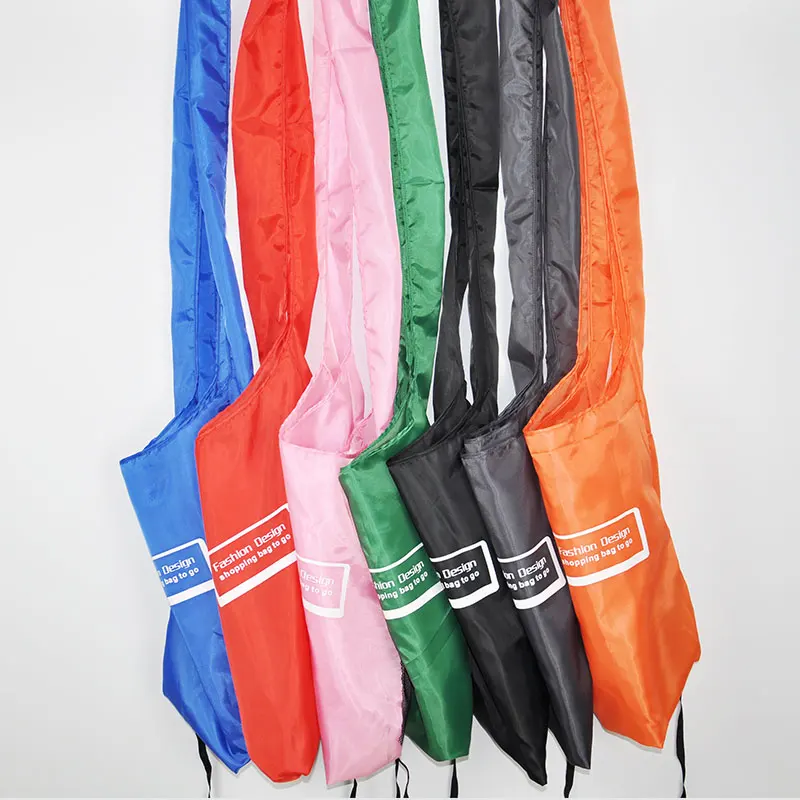 

Eco multifunctional mini portable roll up folding shopping bag