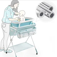 

KUB baby changing table with wheels foldable diaper table