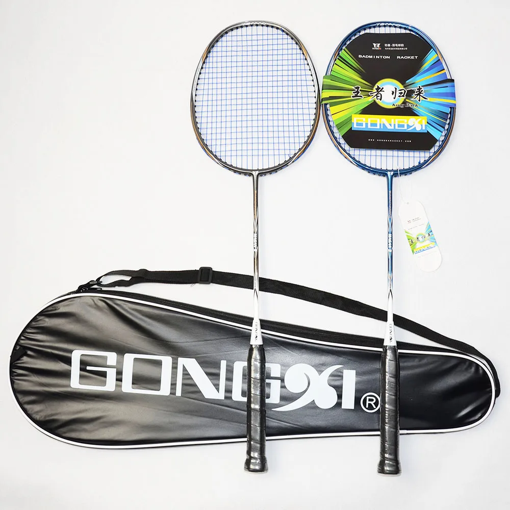 

Custom made badminton racket good quality carbon fiber racket set, Customized