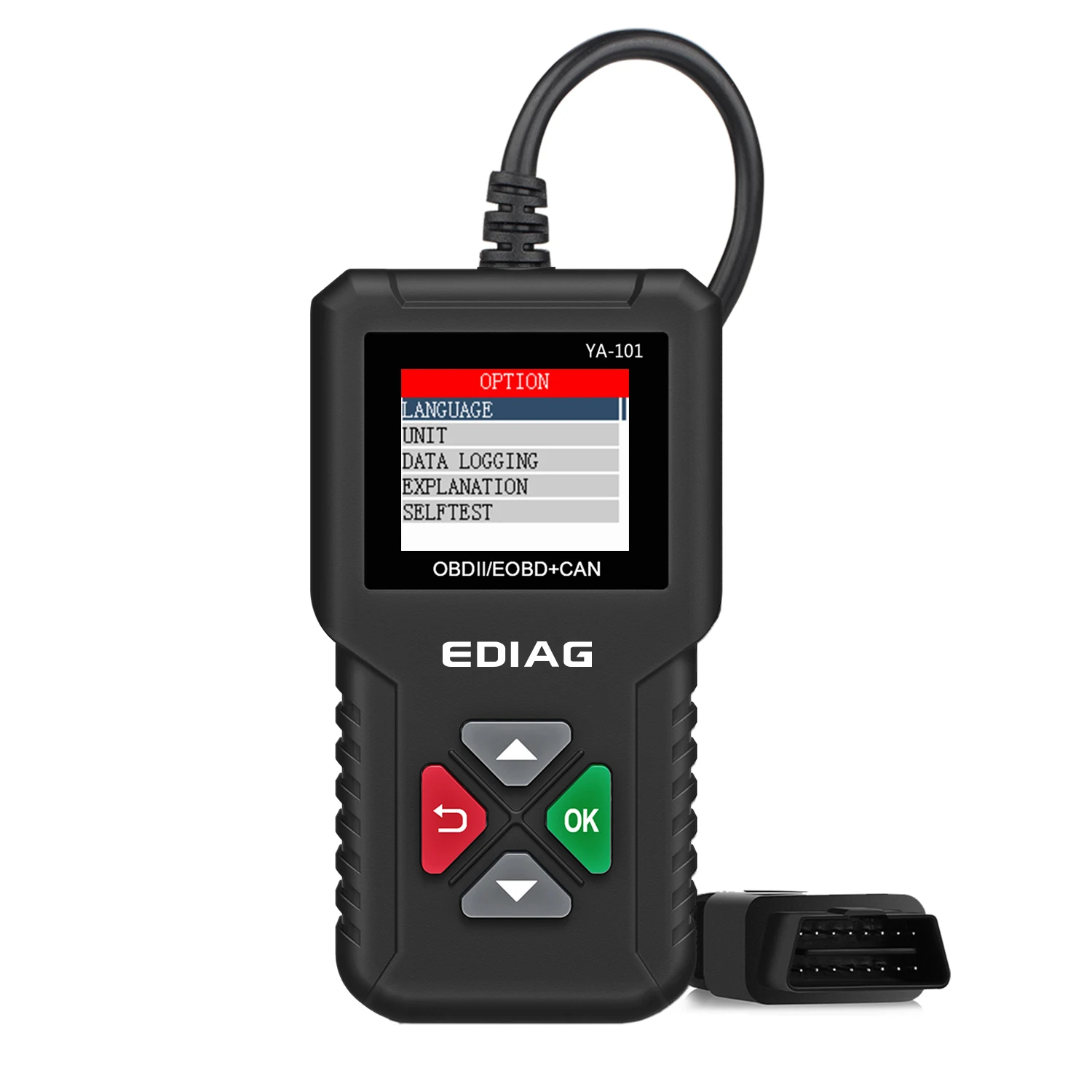 

EDIAG YA101 OBD II/EOBD Auto Code Reader Automotive OBD2 Scanner full OBDII function PK CR3001 AD310 Car Diagnostic Tool