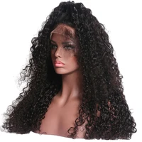 

Qingdao Nerissa hair factory real human hair curly lace front wig 150% density deep part wig lace front human hair