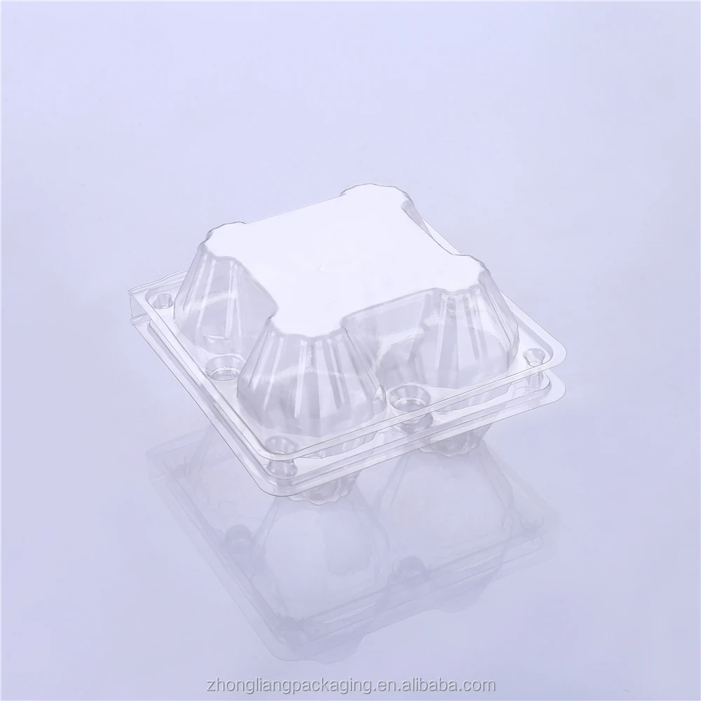 
Disposable plastic egg tray 4 silly earth egg box gift package transparent buckle belt cover medium 
