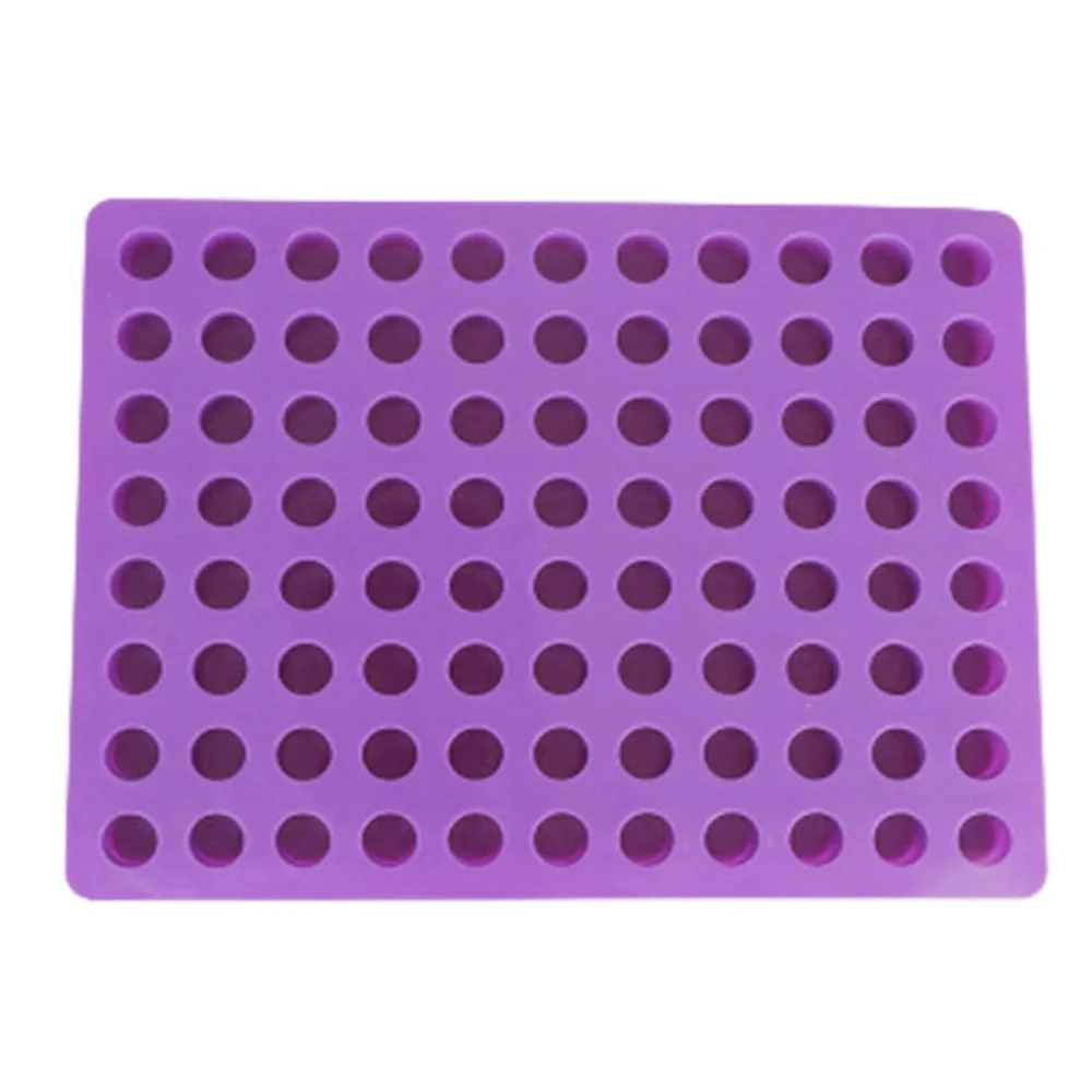 

M0021 88 cavities Mini Round/Square/Heart cheese cakes molds baking silicone mold for Chocolate Truffle Jelly Candy ice mold, Purple