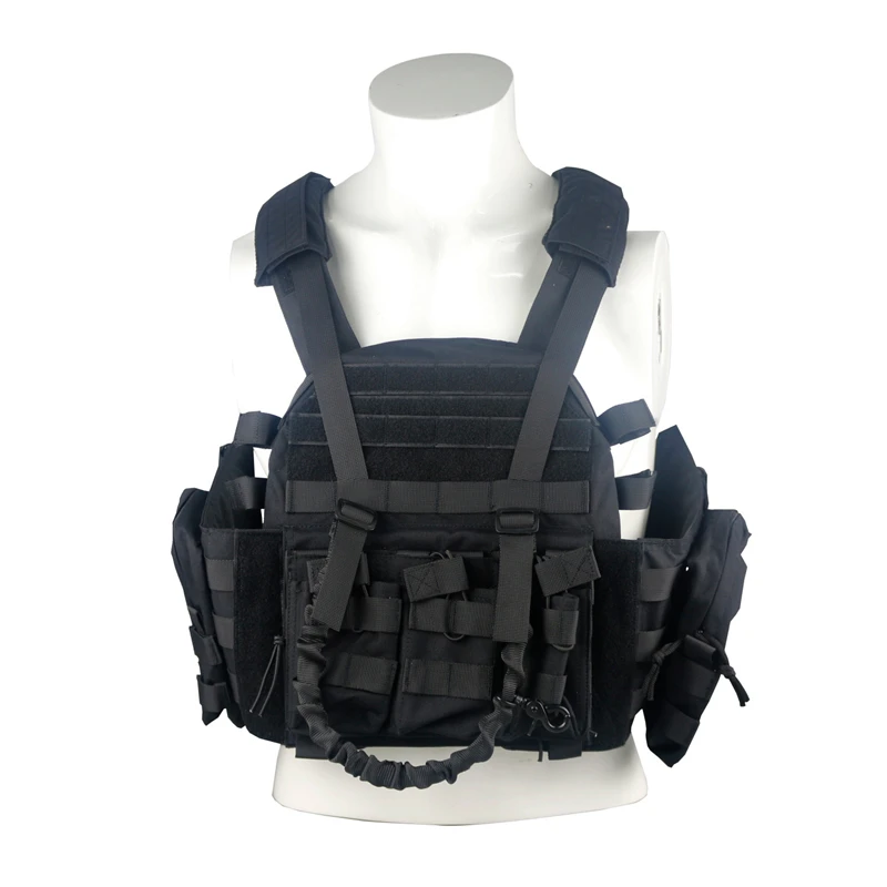 

Tactical Vest Military Molle Plate Carrier Magazine Airsoft Outdoor Protective Lightweight Vest, Black,green,black muticam,grey or customized