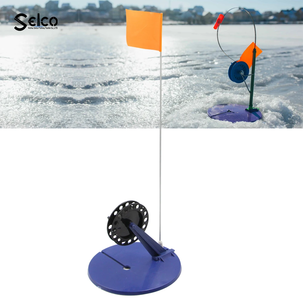 

China Wholesale Ice Fishing Tip-up with Braking Function Metal Pole Flag Tip up