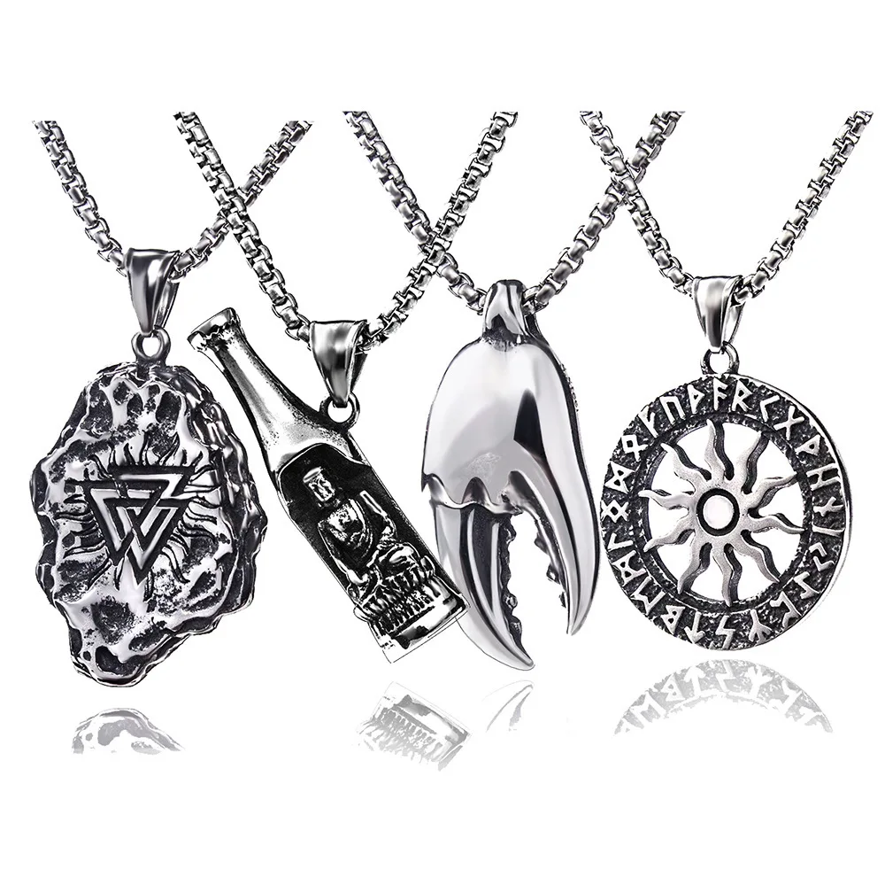 

2021 Hip Hop necklace for men club accessories sweater chain stainless steel necklace fashion jewelry