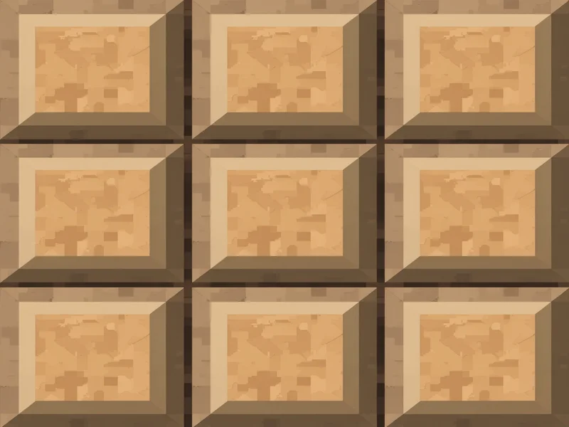Correct 2x2 wood plank arrangement in Minecraft crafting grid