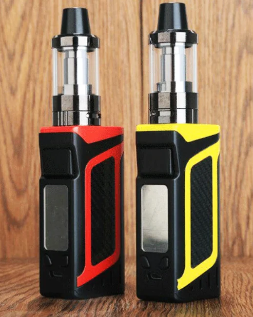 

vaper best e gifts vape mods 80w rechargeable 18650 battery mods vape electronic cigarette for smoke, Black, white, yellow, red