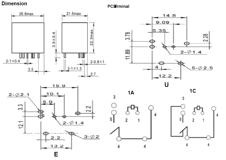 Реле hg4119 012 1z8 f схема