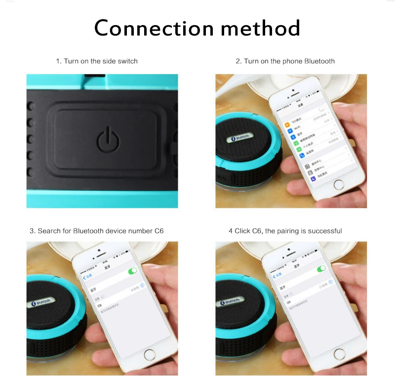 Factory best selling products mini bluetooth speaker waterproof with sucker - ANKUX.COM