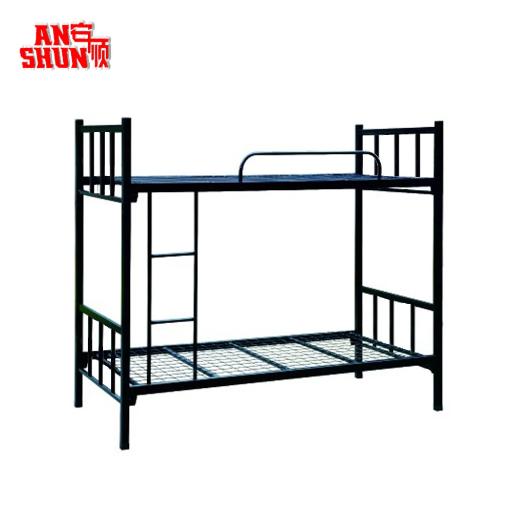 سرير بطابقين قابل للفصل من المعدن ذو الطابقين لصالات النوم المشتركة والعسكرية