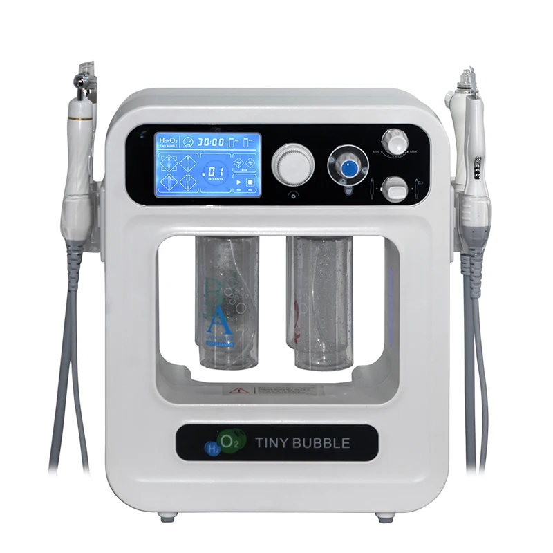 

Factory Price 4 in 1 Hydra Peeling Dermabrasion RF Ultrasonic BIO Facial Beauty Machine, White