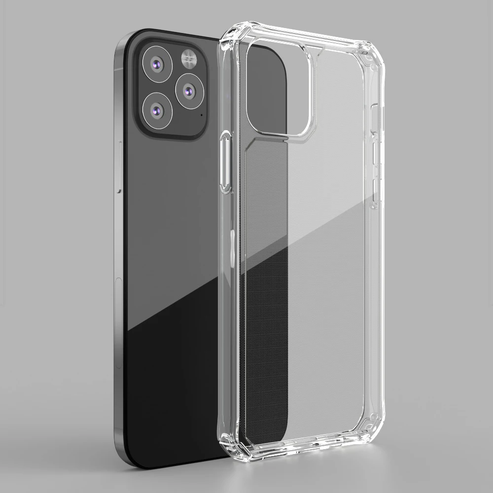 For Apple Iphone 12 12 Pro/12 Mini/12 Pro Max Clear Tpu Bumper Cell