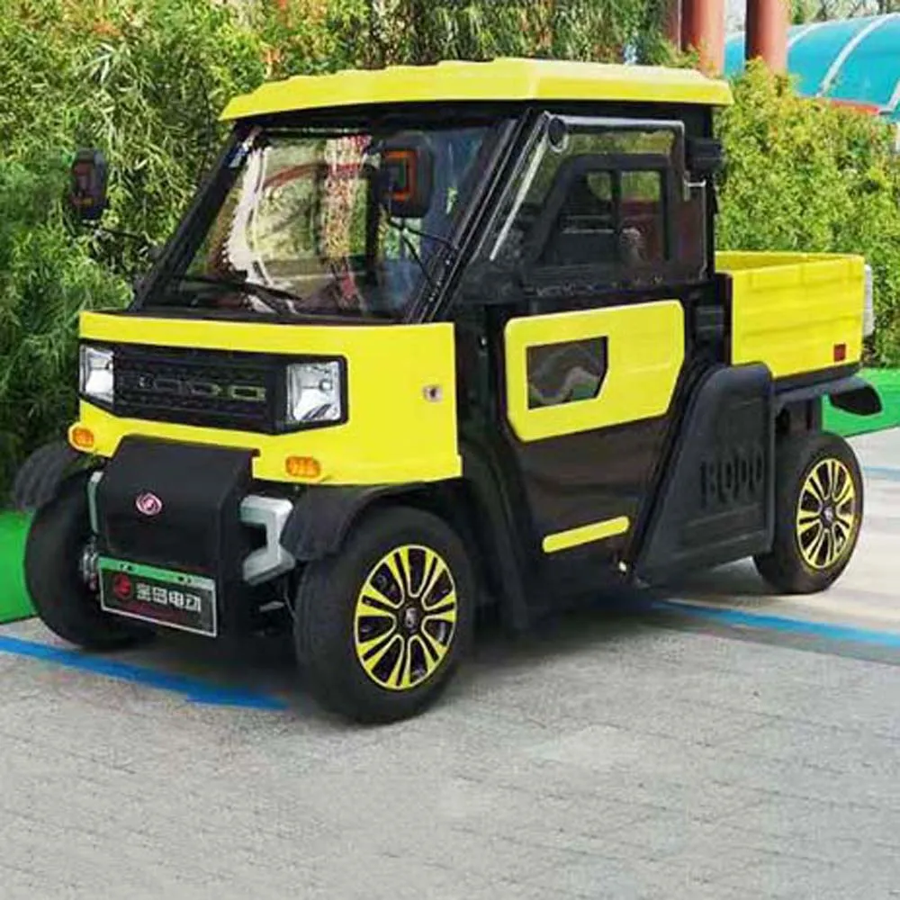 Electric Truck Lowspeed Family Travel Cargo King Adult Twoseater Four