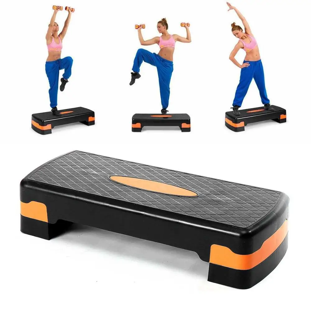 

68x28x15cmPP Material Aerobic Stepper Adjustable Step Height Board Suitable For Rehabilitation Exercise Home Fitness