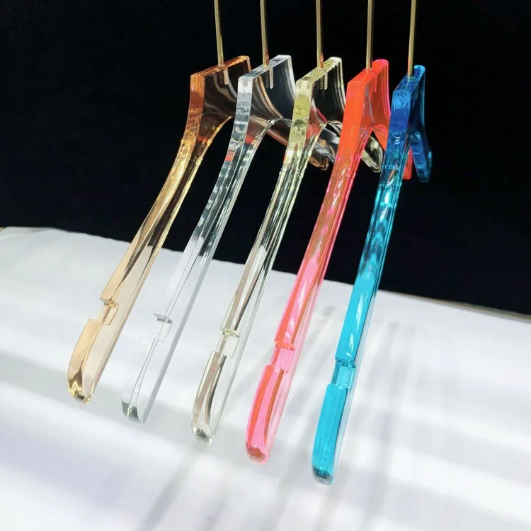 

Factory custom clear PMMA coat hanger acrylic clothes hanger