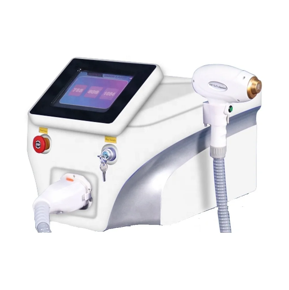 

Factory Price 808nm Salon Equipment 3 Wavelength 755 808 1064 Permanent Diode Laser Cold Hair Removal System Machine, Red/gold/silver/purple