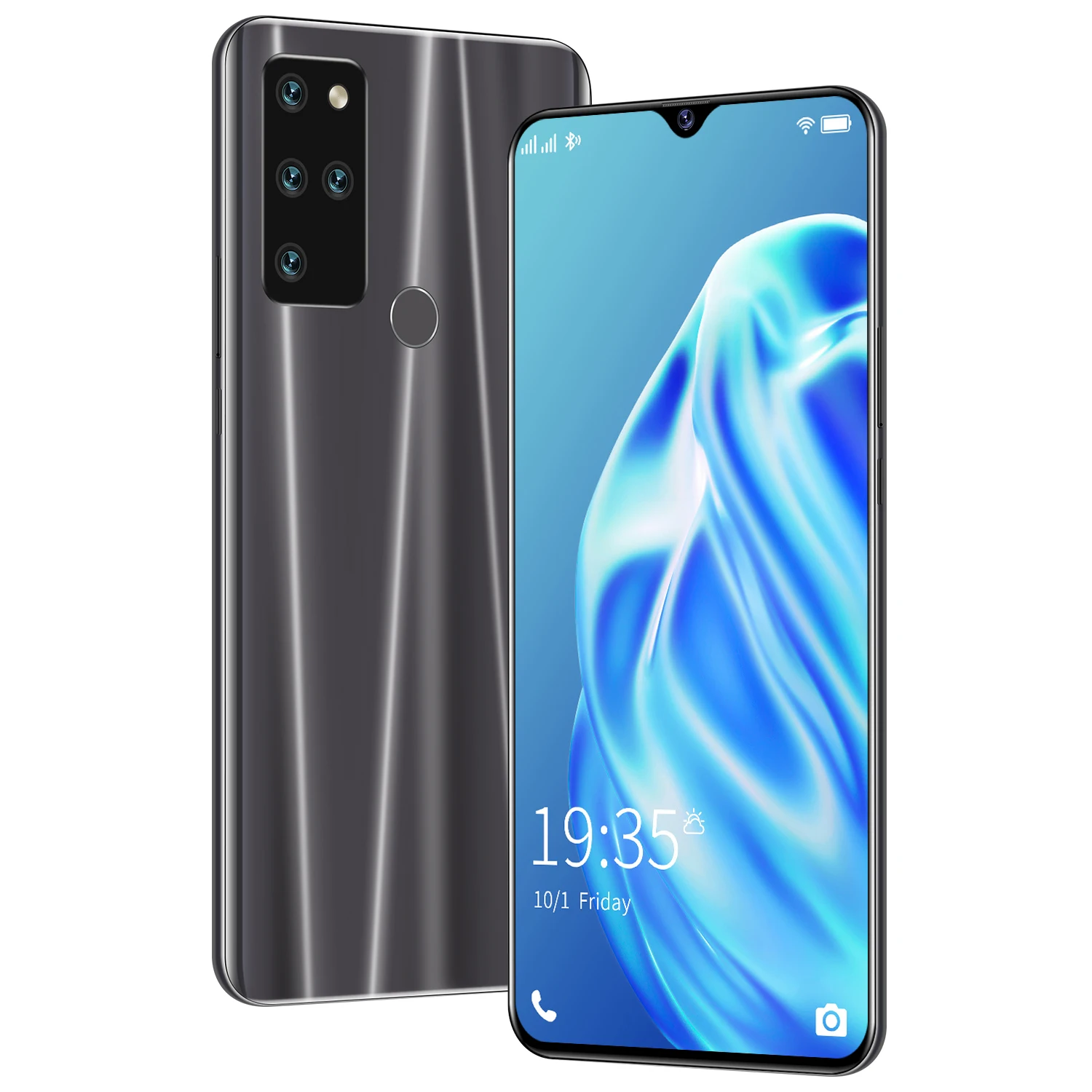 

Factory Directly Good Design 6.3 Inch Waterdrop Screen S21 Android Phone Free Shipping Double Sim Card