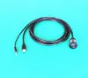 Car Dashboard Flush Mount USB AUX 2 RCA Socket Extension Lead Panel Cable.