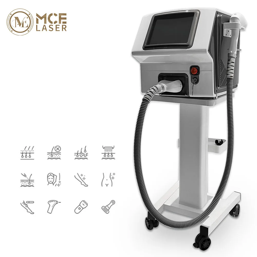 

2021 MCE Least Painless 3 Wavelengths Diode Laser 755 808 1064 Permanent Hair Remover Machine Price