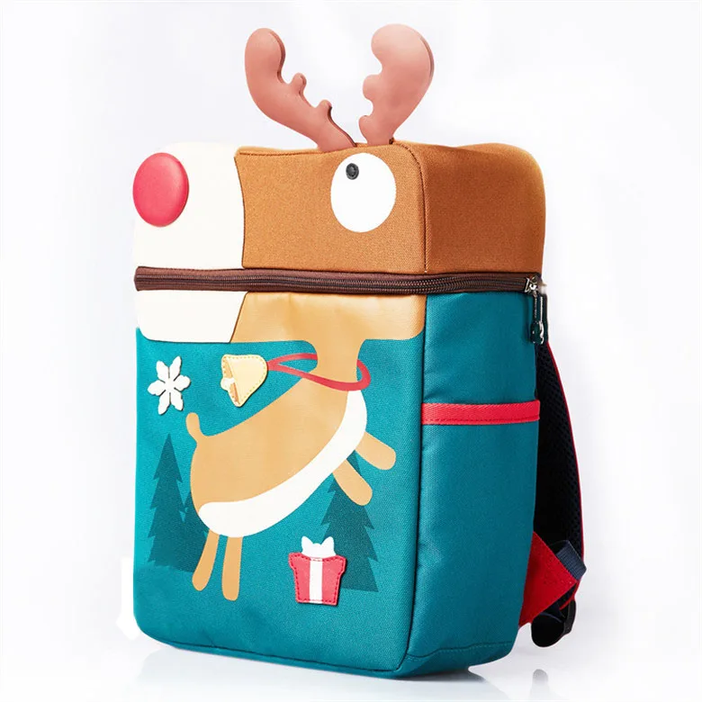 

Advocator OEM/ODM Christmas party gift wholesale price bag cartoon style kids bagpack school bag, Black