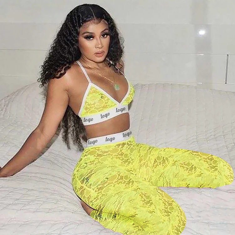 

2022 custom logo color valentines day love sexy yellow lingerie bodysuits womens sexy underwear with lace sets, Various colors or as customized