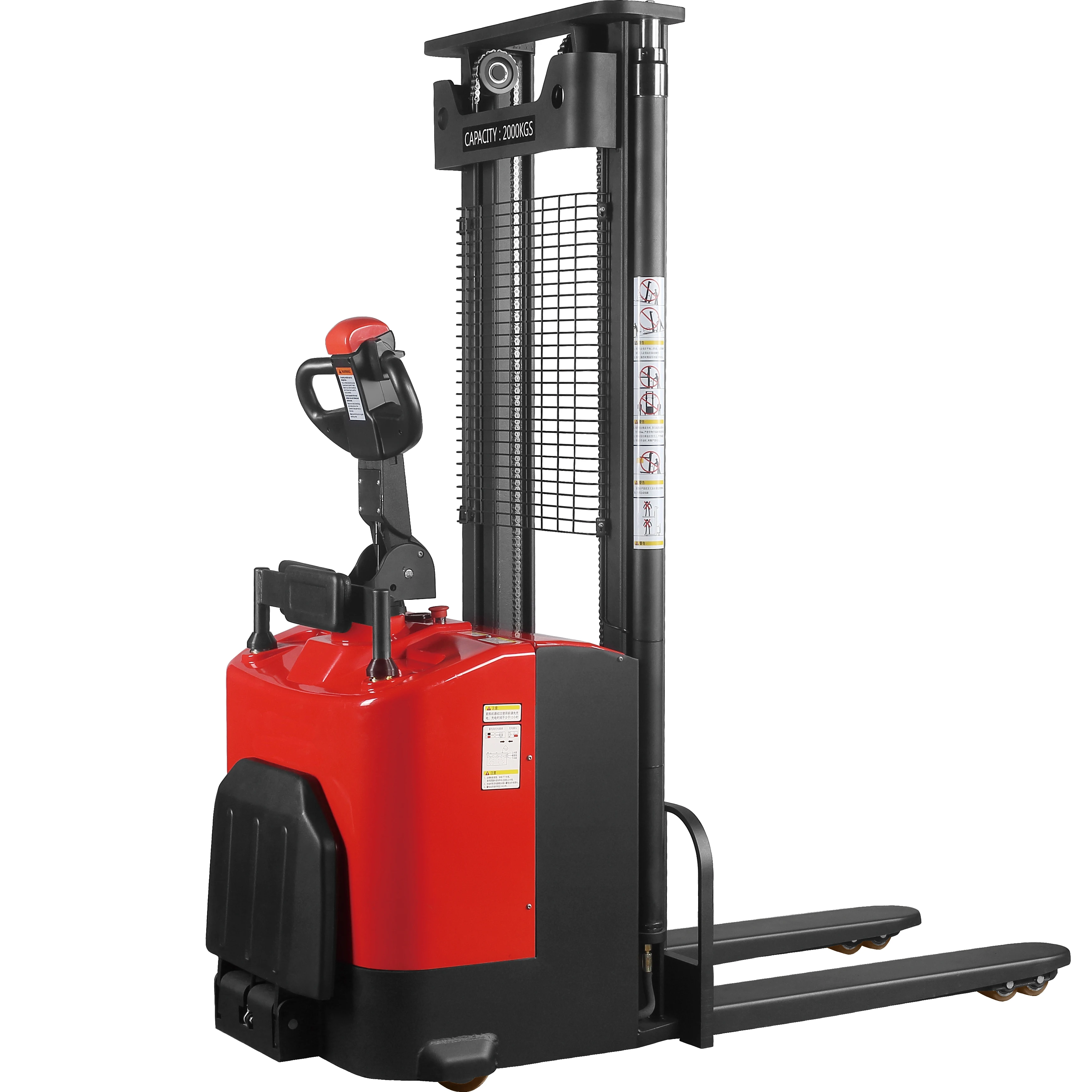 1.5ton/2.0ton Full Electric Pallet Stacker 3307lb /4409lb Electric ...