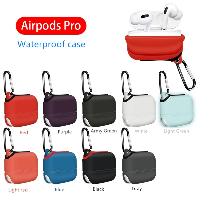 
Hot Sale Eco-friendly waterproof silicone Case Headphone Bubble Earphone Case for Airpod case 