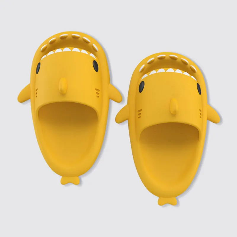 

2022 New Summer Slippers Lovely Shark Shape Slides Outdoor Women Shoes Kids Children Flip Flops Men Couples Cartoon EVA, Picture