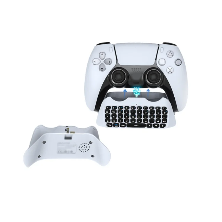 

Blue-tooth Wireless Keyboard For PS5 Controller External Chat Pad Speaker For PS5, Picture