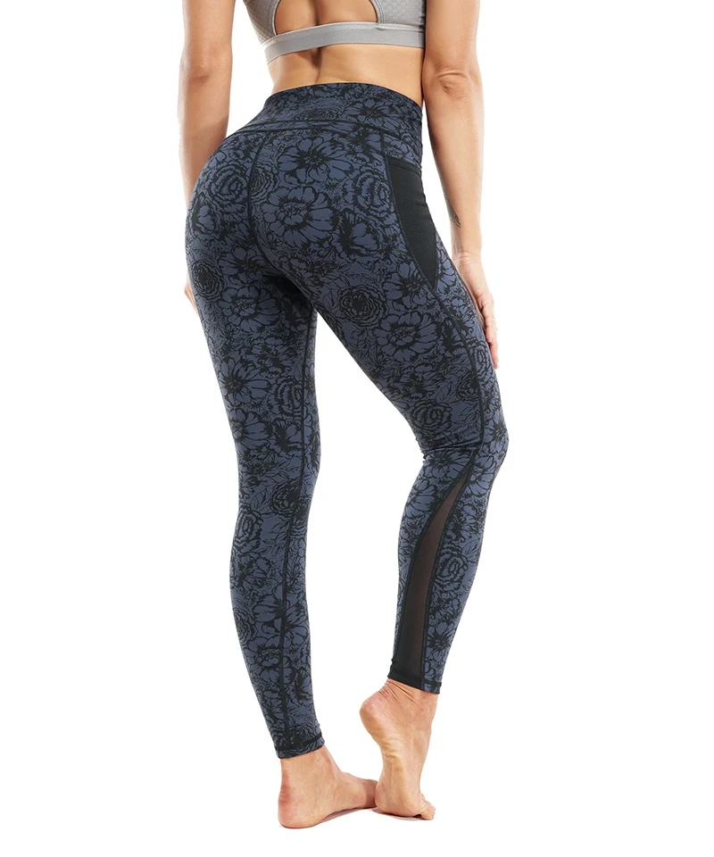 

Wholesale Butt Lifter Workout Yoga Clothes Breathable Mesh High Waisted Fitness Wear Pants Yoga Leggings