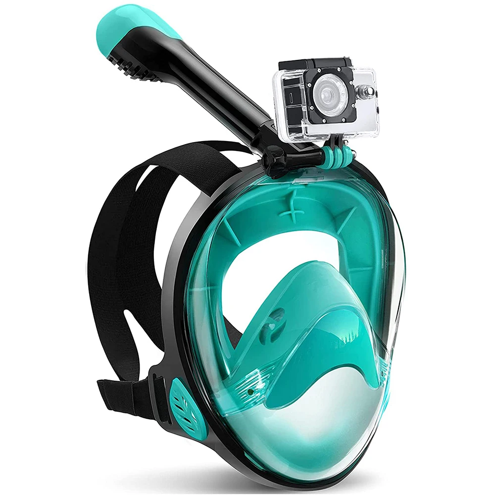 

Swimming Pool Gear Diving Set Mask Snorkel Mask Gopro Mount Dive Mask