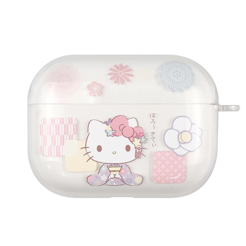 

hello kitty Cartoons for Airpods Pro Silicone Case Protective Cover with Carabiner for Airpods Pro Protector Case, Colors