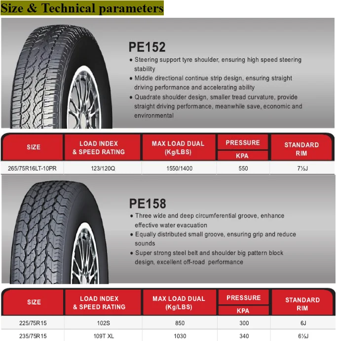 High Quality Made In China Korean Tire Brands 265/75r16lt Buy Korean