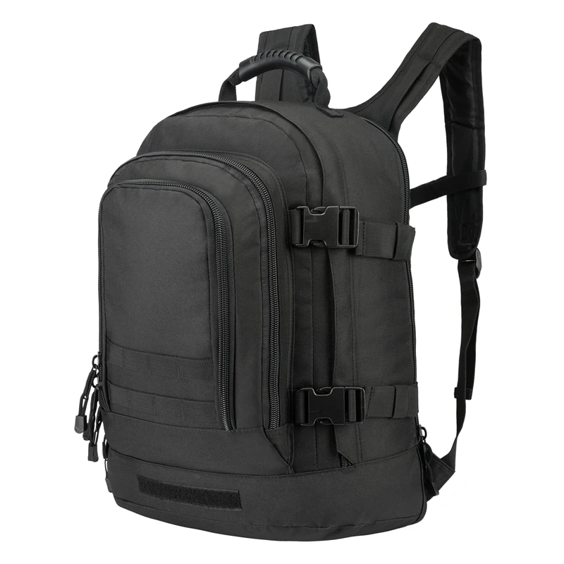 

High Quality 600 Denier Polyester Expandable Tactical Backpack, Black