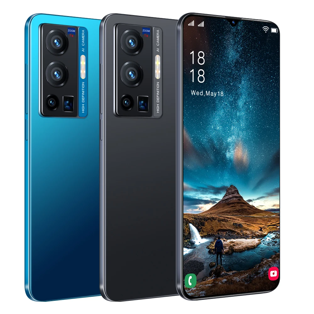 

hot sale each bright is a new experience poco m3 gaming phone android x70 pro refurbished phones, Black,blue,pink