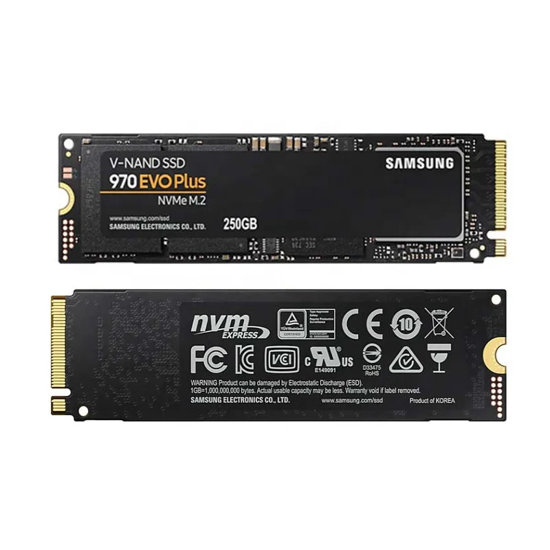 

SAMSUNG SSD 970EVO plus 250G 500G 1T 2T NVMe Internal SSD M2 2280 For Laptop 100% original