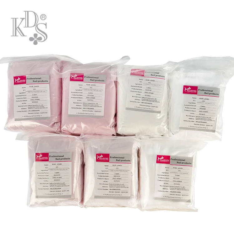 

2023 low price EMA Bulk Clear Pink F grade 5kg White Professional Acrylic Powder