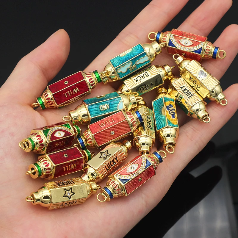 

Good quality 2021 new summer wholesale trendy woman jewelry Diy bracelet bangle charms 18K gold plated charms