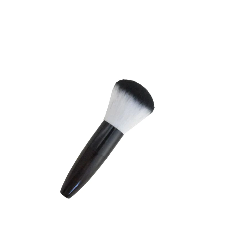 

Portable short body make up brush wholesale high quality professional custom powder all in one makeup brush, Black