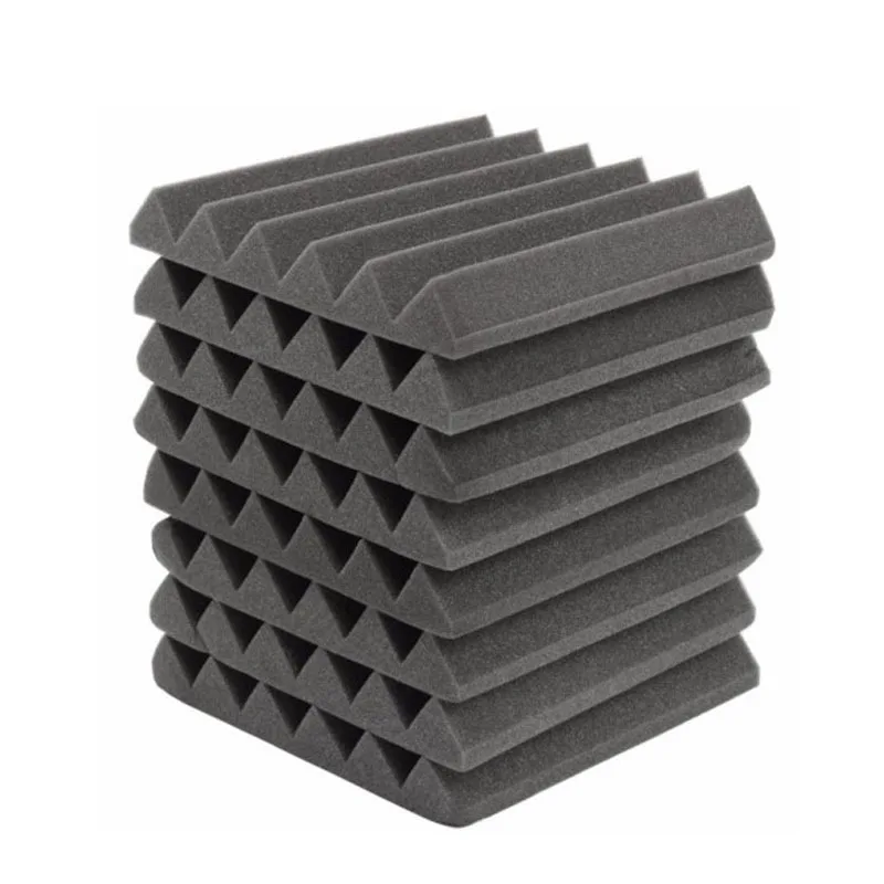 
black triangle acoustic foam Foam behind speakers mattress sound tiles absorbers sponge for building foamily 