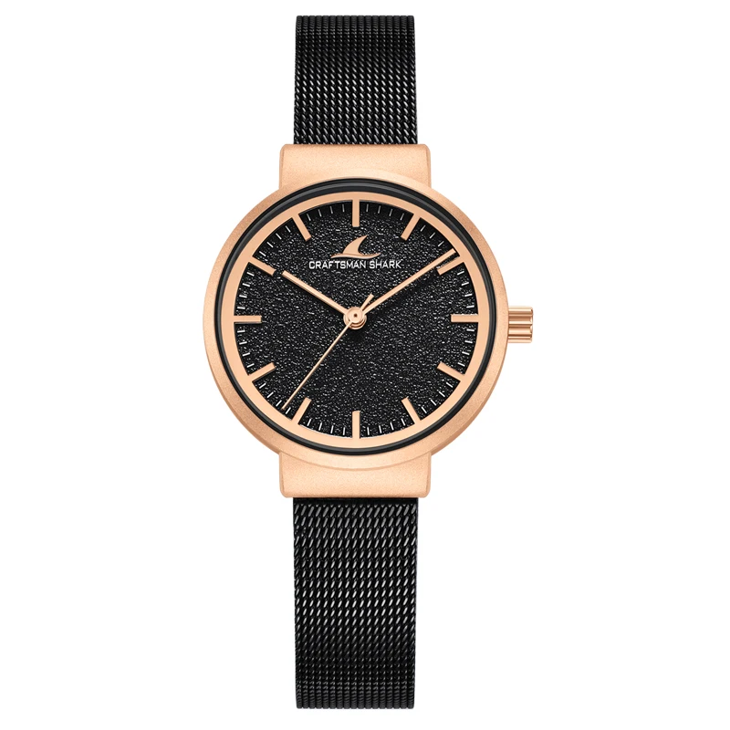 

Fashion Ladies Minimalist Quartz Watch Wrist Ultra-thin Casual Slim Mesh Steel Women Watch, 5 colors